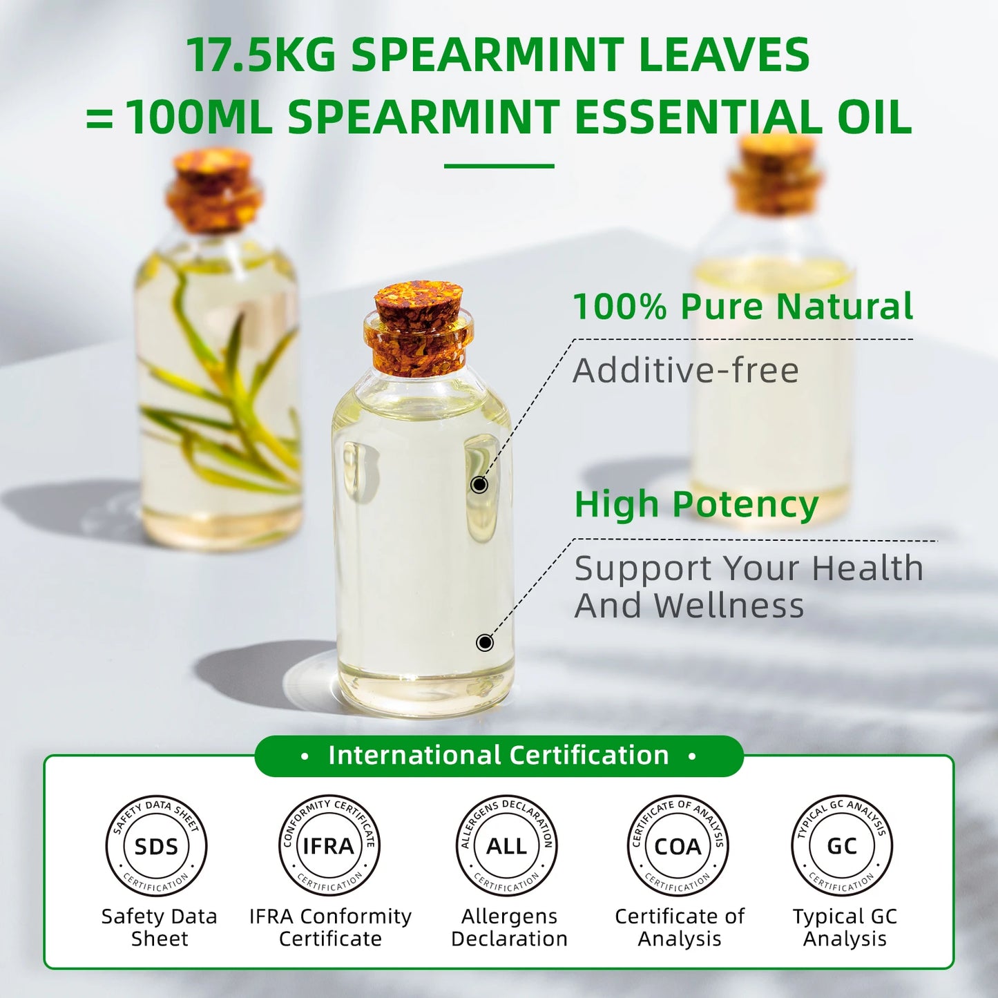 100ML Pure Oil for Diffuser and muscle/pain relief